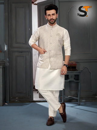 heavy-banglori-silk-kurta-pyjama-koti-set-with-zari-work-color-silver-1