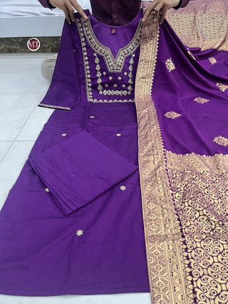 heavy-chanderi-silk-salwar-kameez-dupatta-suit-set-with-embroidery-zari-work-color-purple-7