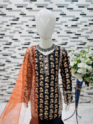 heavy-chinon-girls-top-sharara-dupatta-set-with-digital-print-embroidery-sequence-work-color-black-3