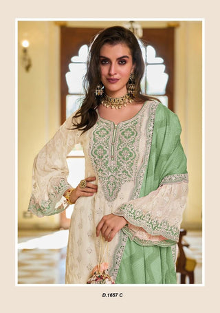 heavy-chinon-kameez-plazzo-dupatta-set-with-embroidery-print-work-color-green-3