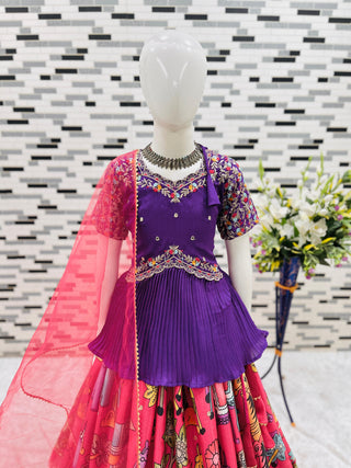 heavy-chinon-lehenga-kediya-style-choli-dupatta-set-with-print-embroidery-sequence-work-color-light-gajari-2