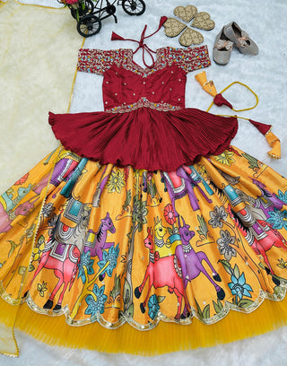 heavy-chinon-lehenga-kediya-style-choli-dupatta-set-with-print-embroidery-sequence-work-color-mustard-4