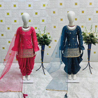 heavy-chinon-silk-girls-top-dhoti-salwar-dupatta-set-with-digital-print-embroidery-sequence-work-2