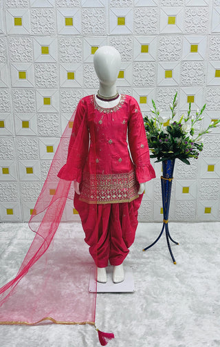 heavy-chinon-silk-girls-top-dhoti-salwar-dupatta-set-with-digital-print-embroidery-sequence-work-color-magenta-2