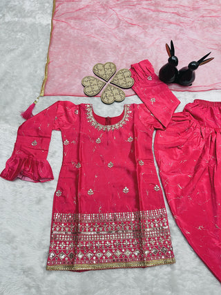 heavy-chinon-silk-girls-top-dhoti-salwar-dupatta-set-with-digital-print-embroidery-sequence-work-color-magenta-6