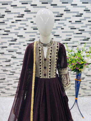 heavy-fox-georgette-girls-gown-dupatta-set-embroidery-sequence-work-color-wine-5