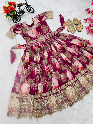 heavy-fox-georgette-girls-gown-dupatta-set-with-digital-print-embroidery-sequence-work-color-maroon-2