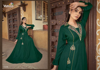 heavy-maslin-gown-with-embroidered-work-color-bottle-green-1