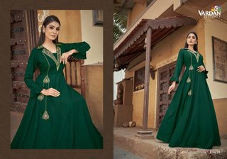 heavy-maslin-gown-with-embroidered-work-color-bottle-green-2