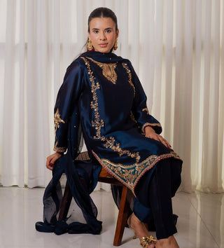 heavy-natural-crep-silk-kurti-farshi-salwar-dupatta-set-with-moti-hand-work-color-navy-blue-7