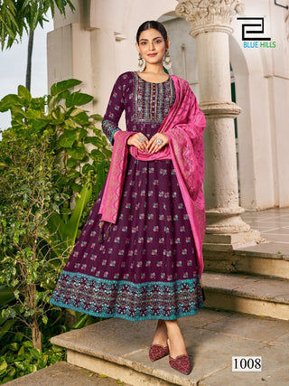 heavy-rayon-long-gown-dupatta-with-embroidery-print-work-color-purple-1