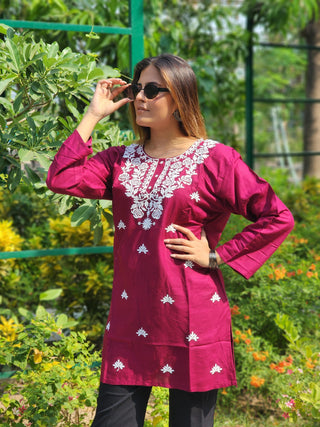 heavy-rayon-short-length-tops-with-embroidery-work-color-magenta-2