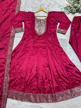 heavy-shinon-silk-kali-cut-sequence-zari-embroidery-lace-work-color-maroon-1