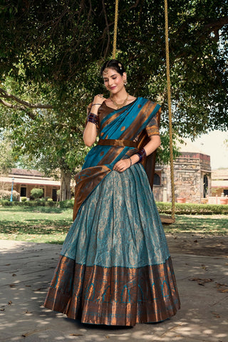 jacquard-silk-lehenga-choli-dupatta-set-zari-weaving-work-color-blue-1
