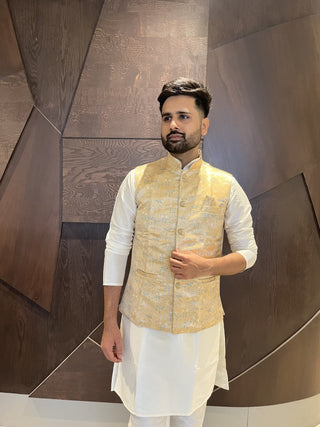 koti-kurta-pyjama-set-pure-cotton-with-jacquerd-color-I-2