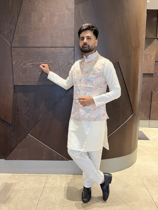 koti-kurta-pyjama-set-pure-cotton-with-jacquerd-color-b-1