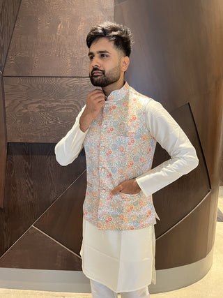 koti-kurta-pyjama-set-pure-cotton-with-jacquerd-color-b-3