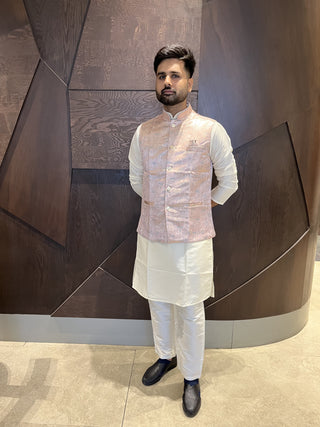 koti-kurta-pyjama-set-pure-cotton-with-jacquerd-color-c-1