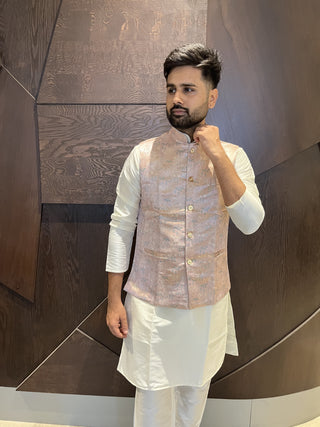 koti-kurta-pyjama-set-pure-cotton-with-jacquerd-color-c-3