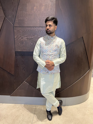 koti-kurta-pyjama-set-pure-cotton-with-jacquerd-color-e-1