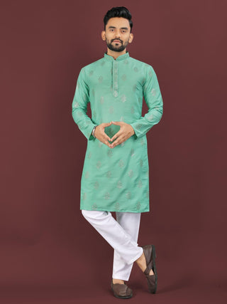 kurta-pyjama-set-viscose-silk-sequence-embroidery-work-color-teal-1