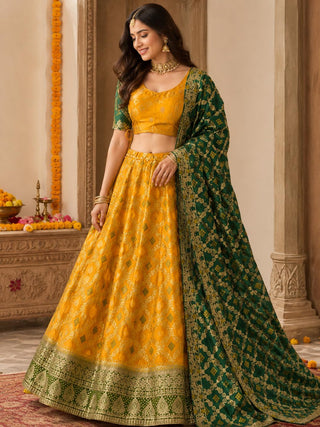 lehenga- choli-dupatta-set-banarasi-color-yellow-1