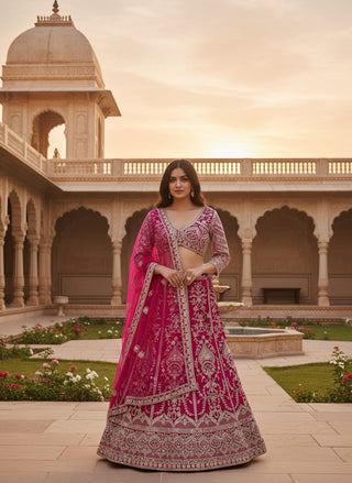 lehenga-choli-dupatta-set-butterfly-net-sequins-codding-embroidery-work-color-magenta-1