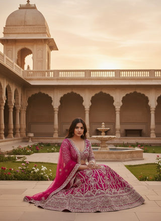 lehenga-choli-dupatta-set-butterfly-net-sequins-codding-embroidery-work-color-magenta-5