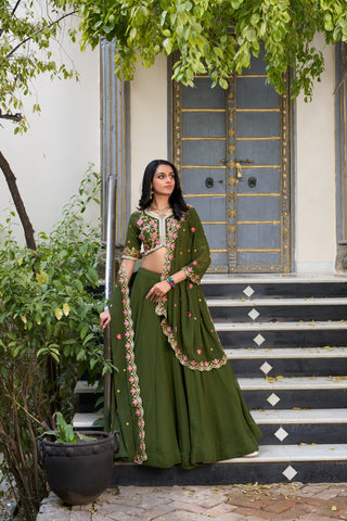 lehenga-choli-dupatta-set-georgette-sequins-thread-embroidery-work-color-green-1