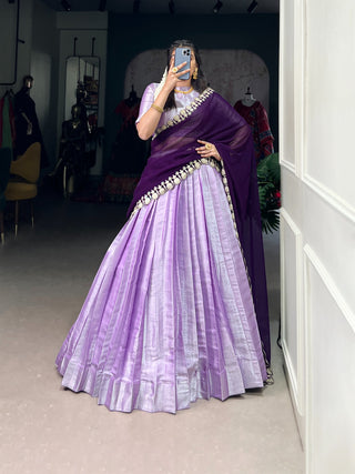 lehenga- choli-dupatta-set-jacquard-silk-weaving-work-color-purple-4