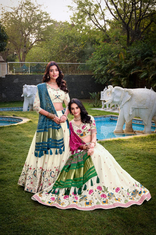 lehenga-choli-dupatta-set-khadi-cotton-sequence-thread-embroidery-print-work-2