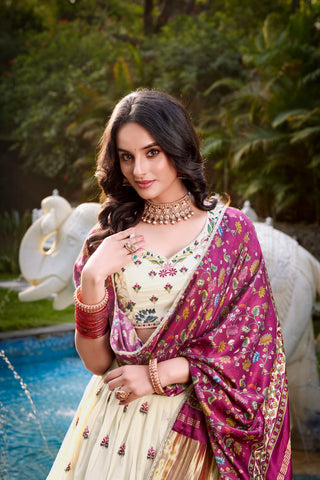 lehenga-choli-dupatta-set-khadi-cotton-sequence-thread-embroidery-print-work-color-off-white-4