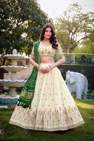 lehenga- choli -dupatta-set-khadi-cotton-sequence-thread- embroidery-print-work-color-off-white-1