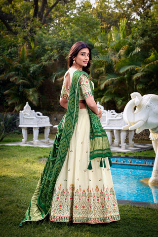 lehenga- choli -dupatta-set-khadi-cotton-sequence-thread- embroidery-print-work-color-off-white-3