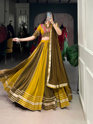 lehenga- choli -dupatta-set-pure-rayon-sequins-lace-with-gota-patti-lace-work-color-brown-5