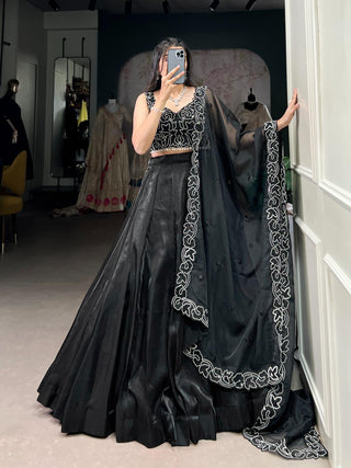 lehenga- choli -dupatta-set-star-satin-pearl-coding-sequence-embroidery-work-color-black-3