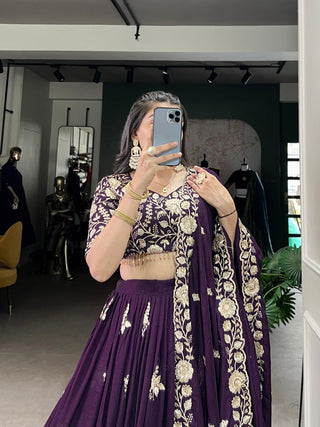 lehenga- choli -dupatta-set-vichitra-silk-pearl-coding-sequence-embroidery-work-color-purple-4