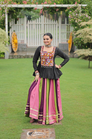 lehenga-choli-reyon-14Kg-set-gota-patti-lace-work-color-multi-d-3
