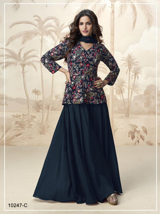 lehenga-kurti-dupatta-set-heavy-chinon-embroidery-mat-sequence-work-color-navy-blue