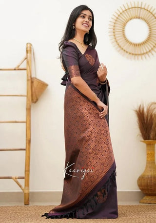 lichi-silk-jacquard-saree-color-dark-taupe-2