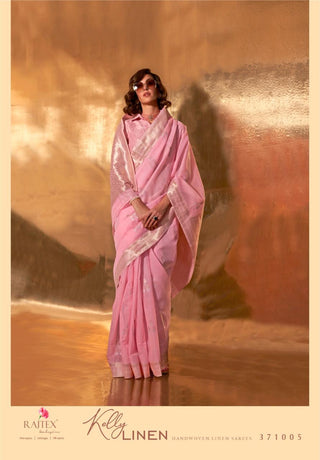 linen-cotton-handwoven-saree-with-multi-zari-work-color-pink-1