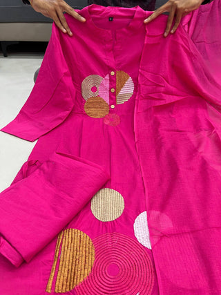 mal-cotton-kurti-pant-dupatta-with-front-pleated-work-color-rani-6