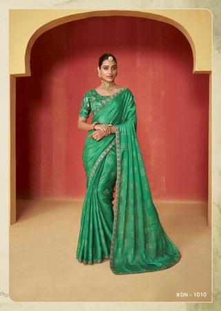 moss-silk-foil-print-coding-saree-color-green