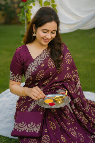 mulmul-chinnon-saree-print-heavy-embroidery-work-color-purple-0
