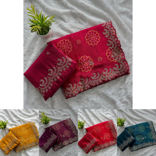 mulmul-chinnon-saree-with-print-heavy-embroidery-work-silk-blouse-2