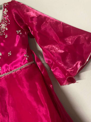 organza-girls-gown-frock-with-sequence-embroidery-work-color-magenta-3