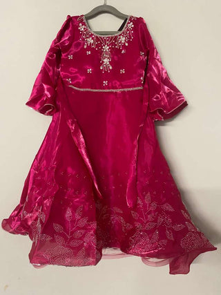 organza-girls-gown-frock-with-sequence-embroidery-work-color-magenta-6