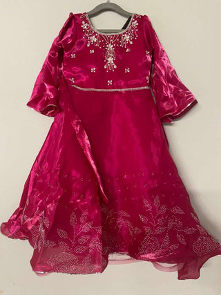 organza-girls-gown-frock-with-sequence-embroidery-work-color-magenta-7