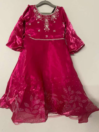 organza-girls-gown-frock-with-sequence-embroidery-work-color-magenta-8