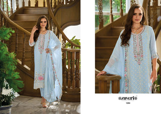     organza-silk-salwar-kameez-dupatta-set-with-embroidery-moti-work-color-blue